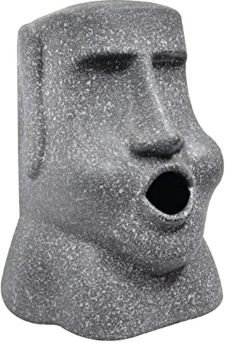Cabilock Moai Taschentuchbox Aus Hochwertigem Harz Kreative Und Dekorative Serviettenhalter Für Wohnzimmer Schlafzimmer Und Büros Stilvoller Komfortabler Papierhalter Für Verschiedene