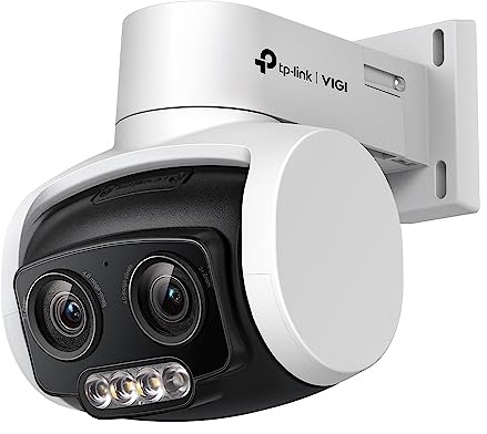 TP-Link VIGI Outdoor 4MP Dual Varifocal Lens PTZ Network Camera, Instant Zoom, Smart Detection, Active Defense, H.265+, APP Remote Monitoring, Ultra High