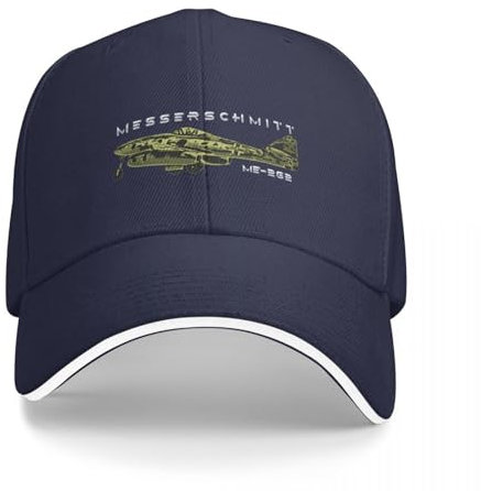 Basecap Messerschmitt ME 262 Luftwaffe Flugzeug Baseballkappe Hut Mann Luxus Sonnenschutz Militär Mütze Mann Neuer Hut Damen Hüte Herren