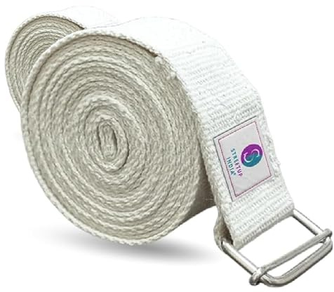 2Pack - Yoga Flexible Stretch Strap Belt Natural Cotton Workout Exercise 1.5M