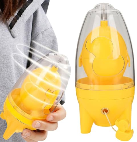 Miscelatore per tuorlo d'uovo – Shaker per uova | Shaker per uova manuali portatili, frullatore dorato a agitazione manuale, jammer per uova facile da usare, miscelatore portatile per tuorlo d'uovo