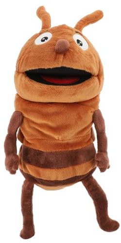 Warmhm Cartoon Ameisen Handpuppe aus Plüsch für Kinder Interaktive Puppenspielzeug Handspielzeug mit Pp Baumwolle Gefüllt Frühe Lernförderung und Geschichtenerzählen