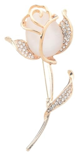 Beaupretty Rosenbrosche Damen Legierungsbrosche Mit Aluminiumclip Elegante Rose Brustnadel Für Kleidung Taschen Schals Hüte Dekoration Für Valentinstag Geburtstag Weihnachten Geschenk