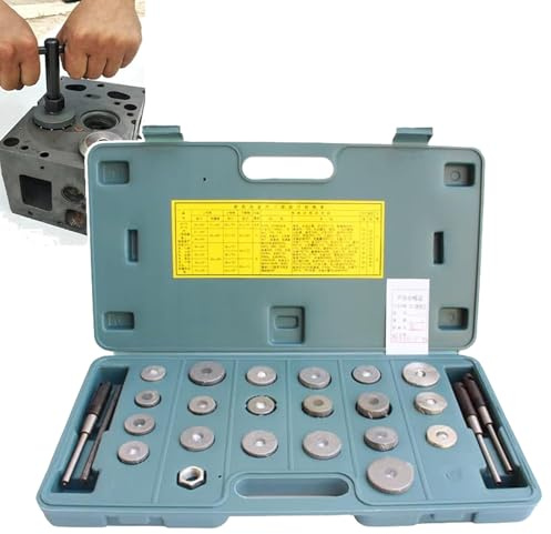 TIANTOO Kit De Escariador De Asientos De Válvula De Carburo (25 Piezas), Herramienta De Reparación De Asientos De Válvula, para Varios Modelos De Reparación De Automóviles,25pcs