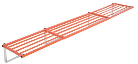 Scaffali galleggianti in metallo resistenti da parete, per garage, organizer per attrezzi commerciali, cantina e dispensa da cucina, sistema di scaffalatura durevole per capannoni e magazzini