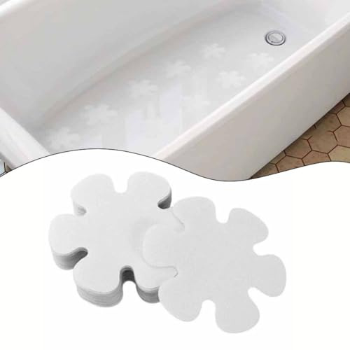 FACAIIO Paquete de 20 pegatinas de PEVA antideslizantes para baño y ducha, peldaños de seguridad para habitaciones húmedas, escaleras y suelos de azulejos, 10 cm