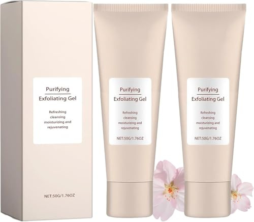 Reinigendes Peeling-Gel, Peeling-Gel für Gesicht und Körper, Tiefenreinigend und feuchtigkeitsspendend, Milde Formel für ein müheloses Enthüllen natürlicher Schönheit, für alle Hauttypen