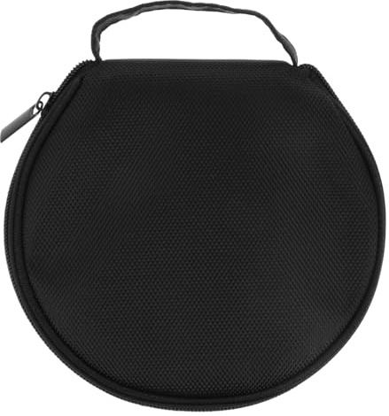 Generico Custodia Porta CD Borsa Portadischi in Pelle Cerniera, Capacità 20 Cd/dvd, Supporto per Auto e Casa, Organizzatore Portatile Corda Sospesa per Viaggi e Salvaspazio