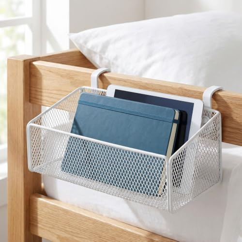 HINATDD Cesta Colgante para La Cama Organizador de mesita de Noche