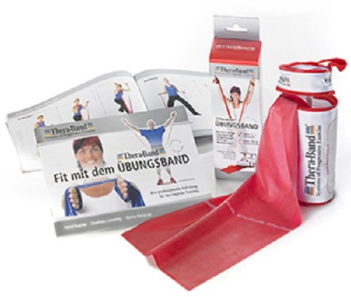 TheraBand Old Version | ALTE Version | OUTDATET | 2,50m Bänder inkl. Reißverschlusstasche