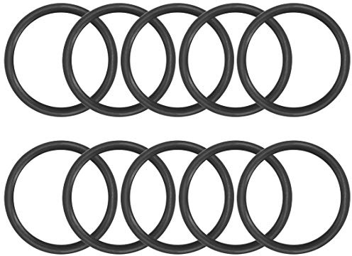 sourcing map 10 Stück Dichtung O Ringe 33mm AD 26,8mm ID 3,1mm Breite Nitrilkautschuk Metrische Dichtungsringe NBR-Gummi Unterlegscheiben für Wasserhahn Leitungen Öl Säure Beständig Rohr