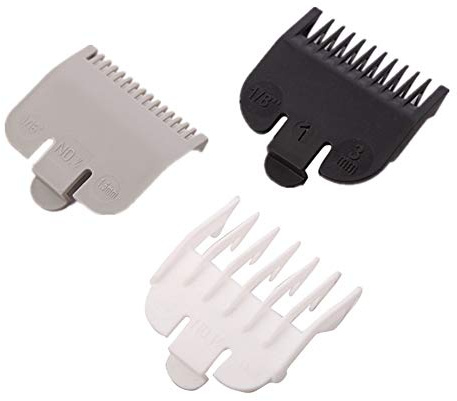 Monumen 3 Piezas de Cortadora de Cabello Universal, Peine de Límite, Peine de Límite, Herramientas de Corte de, Pinza de Cortadora Eléctrica, 1,5 Mm / 3 Mm / 4,5 Mm
