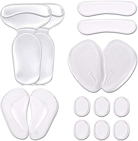 Unisex Cuscini per Tallone Pad Heel, 14 Paia Comodi Cuscinetti per Il Tallone,Soletta autoadesiva per la Cura dei Piedi per Scarpe,impediscono ai Talloni di sfregare e Scivolare