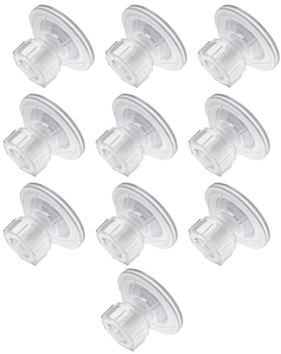 VGOL 10 Stück Caravan Limpet Camper Van Markisen Saugnapf Hand Tighten Adjustment Sucker Transparent Screw Nut Pull Saugnapf für Glas Metall Keramik Fliesen