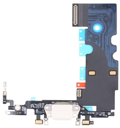 YuYue Electronic Sostituzione del Cavo Flessibile del Cavo della flessione del Microfono della Porta di Ricarica USB Compatibile con iPhone SE 2022 3rd / SE2020 2rd Gen Bianco