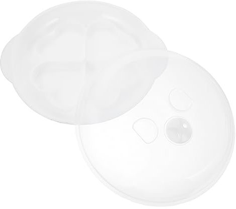 TOPBATHY 2 Pz cottura a vapore per uova al microonde microwave oven micoonde per uova al vapore strumento per uova in camicia stampo per cuociuova fritto creatore di uova a microonde