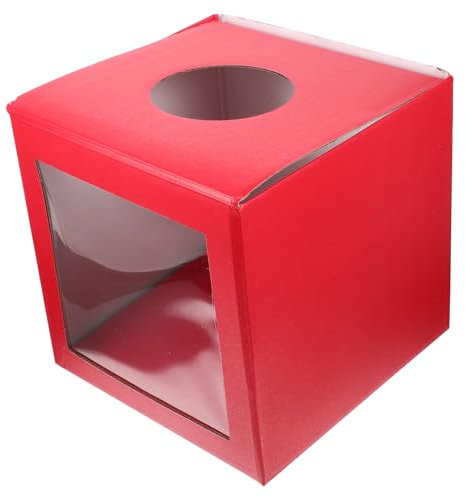 FUNOMOCYA Multifunktionale Tombola Losbox Kubisch Aus Sicherem Material Mit Schloss Praktische Lotteriebox Für Firmenversammlungen Partys Und Spenden
