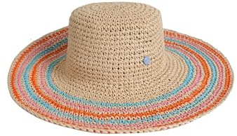 SCHIETWETTER Damen Strohhut Sofie, Sonnenhut, Sommerhut, 100% Papier, breite Krempe