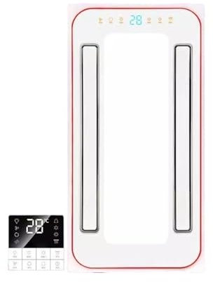 Extractor de aire Ventilador de escape con calefacción de aire for baño Iluminación de techo integrada Ventilador de escape Ventilador de calefacción for baño integrado Ventilador de ventilación