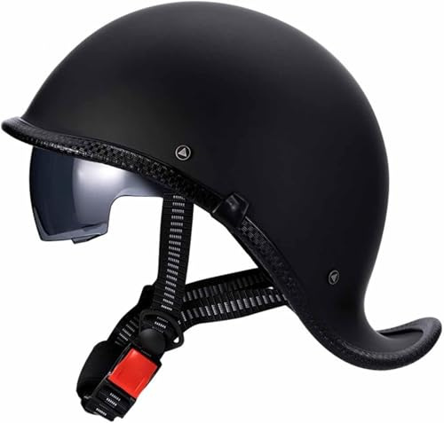 GKCEGHKS Mezzo Elmetto Moto retrò ECE Omologato Casco A Scodella Scooter Motorino Aperto Caschi da Moto retrò Casco Scodella Mezzo Casco Scooter Crociera Bicicletta Casco Scooter