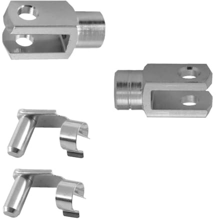 1 Set - Gabelkopf - 12x24 - M12 - Rechts + Links + ES-Bolzen