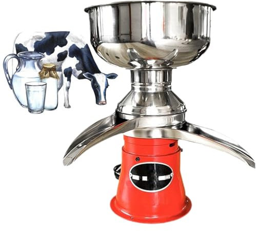 UKLULUAMZ Dairy Professional Whipped Cream Dispenser Electric Fresh Milk Cream Separator for Cow Milk 50L/H Milk and Cream Butter Separator Machine, Milky Cream Separator for Farmer