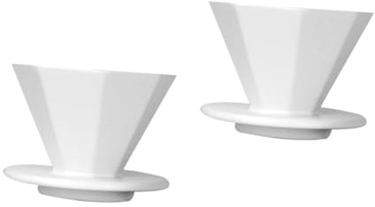 Gadpiparty 2 Piezas Taza De Filtro De Cerámica Octogonal Filtros Filtro De Café Difusor Descafeinado Tetera Café Filtrado Café Exprés Café Reutilizable Filtrar Colador Filtro Espesado