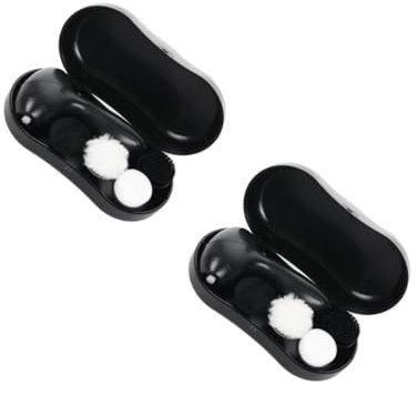 WRITWAA 2sets Pack Nubuck Cleaning Kit Shoe Clecleaner Kit Brush for Shoe Polish Brush for Birthday Random Color