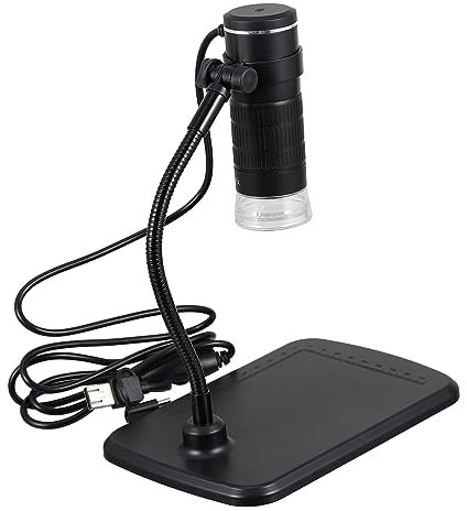 VILLCASE 3-in-1 Digitalmikroskop 1000 Stück Tragbares Telefonmikroskop Mit Mikroskopkamera Elektronisches Handmikroskop Tragbar Für Schmuck Elektronik Kinder