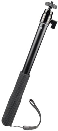 Monopiede allungabile a 4 sezioni con rotazione della testa a 360 gradi supporto per fotocamera per immersioni sci subacquee fotografia subacquea impugnatura per immersioni