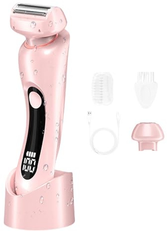 Tondeuse électrique 2 en 1 pour femme - Tondeuse électrique pour cheveux pubiens - Outil d'épilation - Rasoirs corporels - Cadeau