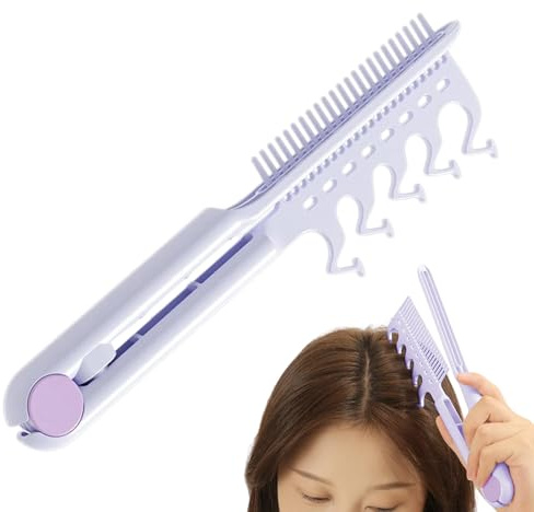 Pettini Styling Strumento Portatile Per Sollevamento Radici E Definizione | Pettine Styling Per La Riga Dei Capelli Casa Viaggio Matrimonio Palcoscenico Appuntamento Donne Ragazze Madre Famiglia M