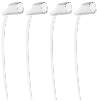 Línea de seguridad para amplificador auditivo, 4 cables de soporte de audio, correa de ayuda de sonido para uso diario, soporte para dispositivo auditivo con clips flexibles, accesorio personal, cable