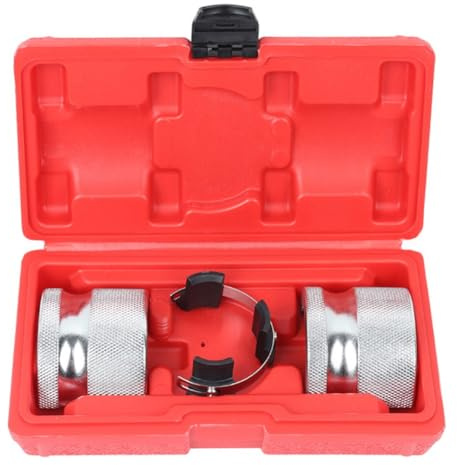 Homeponnew Outil d'installation de joint de fourche avant de moto, réglable de 33 à 54 mm pour fourche conventionnelle et inversée, en acier 45 et acier au carbone, 3 pièces