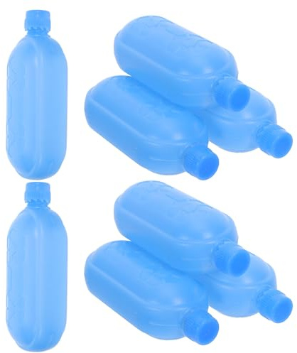 VINTORKY 8pcs Fillable Ice Packs for Air Conditioner Fan, Reusable Freezer Blocks for Cooler Bags, Portable Cold Storage Ice Packs for Outdoor Camping and Lunch Cooler Accessories