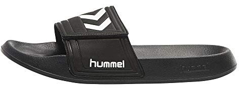 Hummel Larsen toffel kardborreband, unisex vuxna strand- och poolskor, svart, 6,5 UK (40 EU), Svart, 39 EU