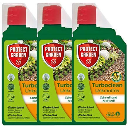 PROTECT GARDEN Turboclean Unkrautfrei Konzentrat Unkrautvernichter 3 Liter