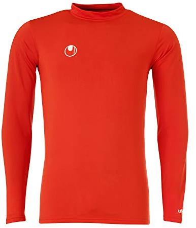 uhlsport Kinder Langarm-Unterhemd Distinction Colors Langarm-Unterhemd, Rot, 116, 100307803