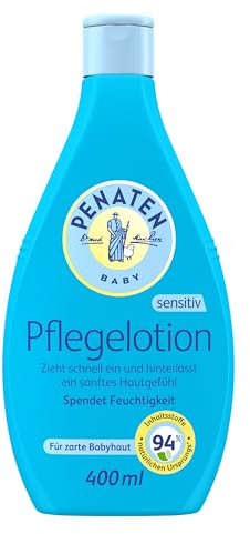 Penaten Care lotion, baby skin care body lotion, gentle care and fast absorbing moisture for delicate baby skin (1 x 400 ml)