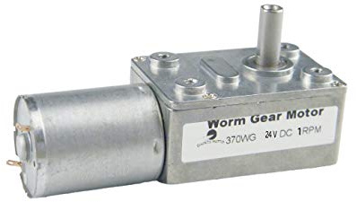 CHANCS Motor eléctrico 370WG 24V DC 1RPM Reducción del motor para la campana de cocina Máquina de anidación Equipo inteligente