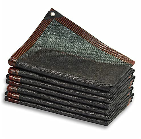 ProteccióN Solarada Malla Ocultacion Jardin Solar PañO,Negro 10 Pines Transpirable 80% De ProteccióN UV Toldo Vela De Sombra Rectangular,para Patio Piscina JardíN. (6mx6m/19.7ftx19.7ft)