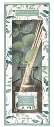 Sleepdown Botanical Reed Diffuser - Eucalyptus & Jasmine - 150ml