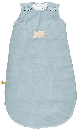 Nattou Babyschlafsack für Herbst und Winter aus Baumwolle, TOG 2.5, Ca. 90 cm, 6-24 Monate, Romeo, Jules und Sally, Dunkelblau