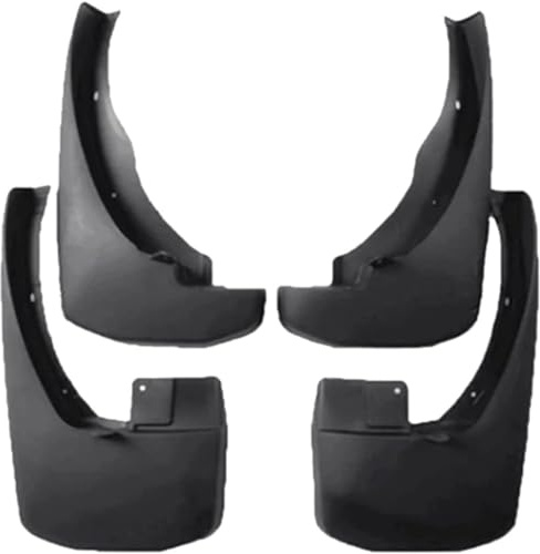 Paraspruzzi in Gomma per Auto, 4 Pezzi, Kit Paraspruzzi per Auto con Vite, Accessori di Ricambio Parafanghi Anteriori e Posteriori, per Nissan Navara Frontier Brute D40 2005-2016