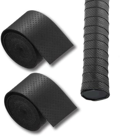 Griffband Tennisschläger, 5 Stück Tennis Griffband, Rutschfestes Griffband Badmintonschläger, Griffband für Federballschläger, Badminton, Squash Schläger, Selbstklebend Griffband, Anti-Rutsch