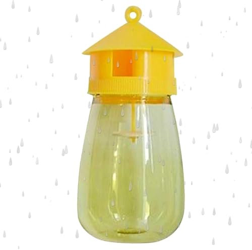 Obstfliegenfalle - Wespenfalle für den Außenbereich | wetterfester Fruchtfliegen Fang für Garten, Bauernhof, Terrasse, Stall, Scheune, Weide, Camping
