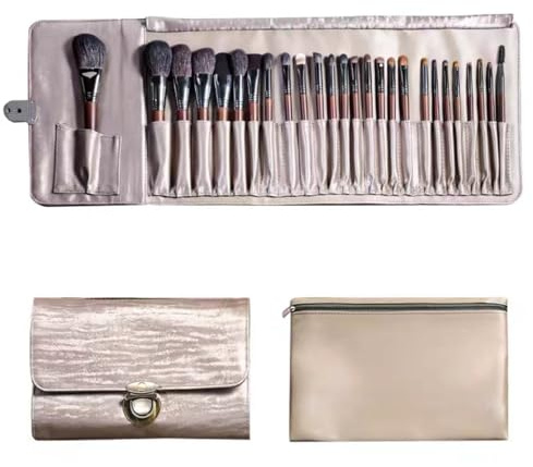 QIZLDBGF Makeupborstset 22 professionella premium djurullborstar
