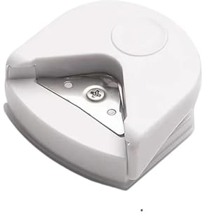 Alicate de corte Mini cortador de papel y redondeo esquina de esquina de esquina PVC PVC Filmador Máquina Papeles Fotos Strimmer(White)