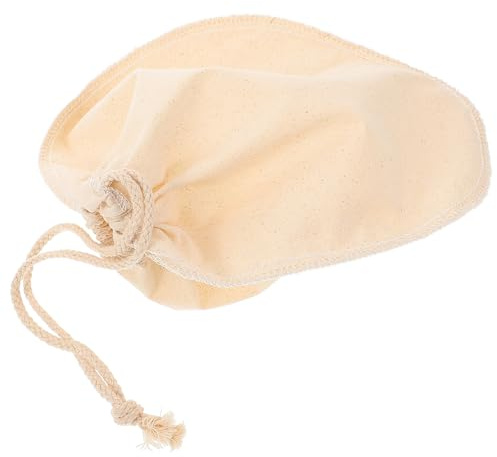 Tofficu Sacchetti Filtro Alimentari in Cotone 100% per Latte di Noci Riutilizzabili, Sacchetti Filtranti in Garza di Mussola 25x30 Cm per Succhi, Yogurt, Birra e Tè Freddo, Set da 1 Pezzo
