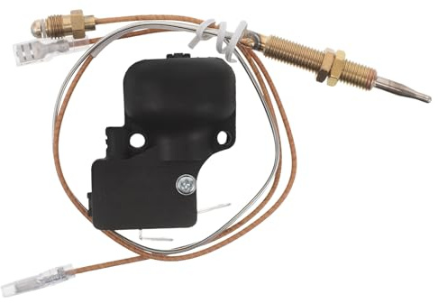 NIYANGLE Pièce de Rechange Thermocouple Chauffant Pyramidal avec Interrupteur de Sécurité Anti-basculement, Câble 35,5 Cm M8, pour Chauffage Extérieur Gaz Propane, Dispositif Sécurité